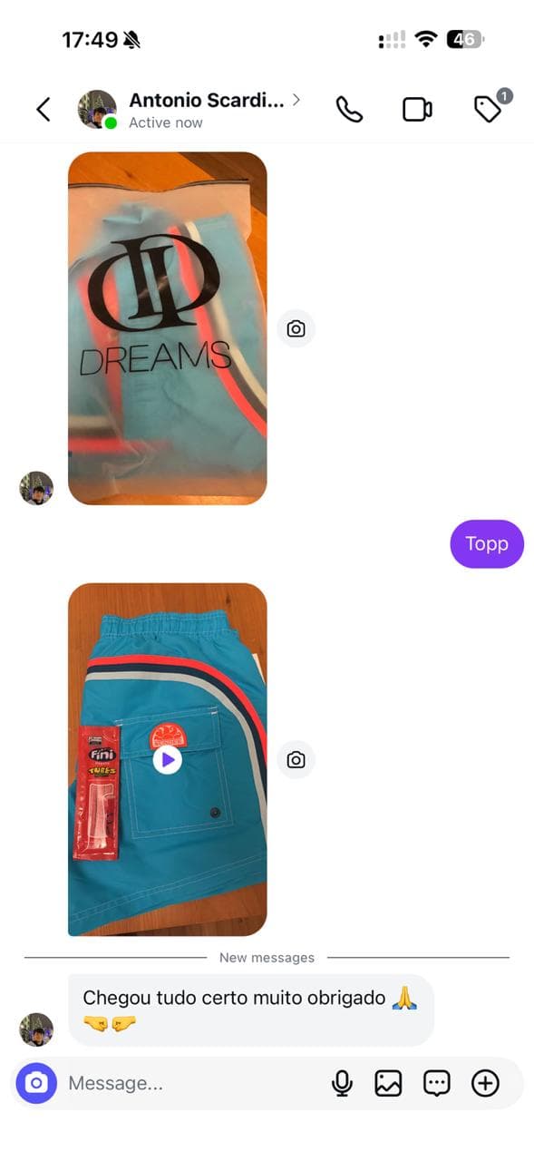 Feedback de Antonio Scardini
