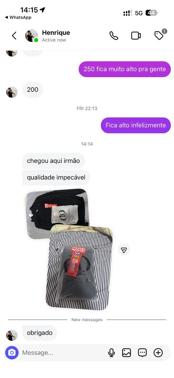 Feedback de Henrique