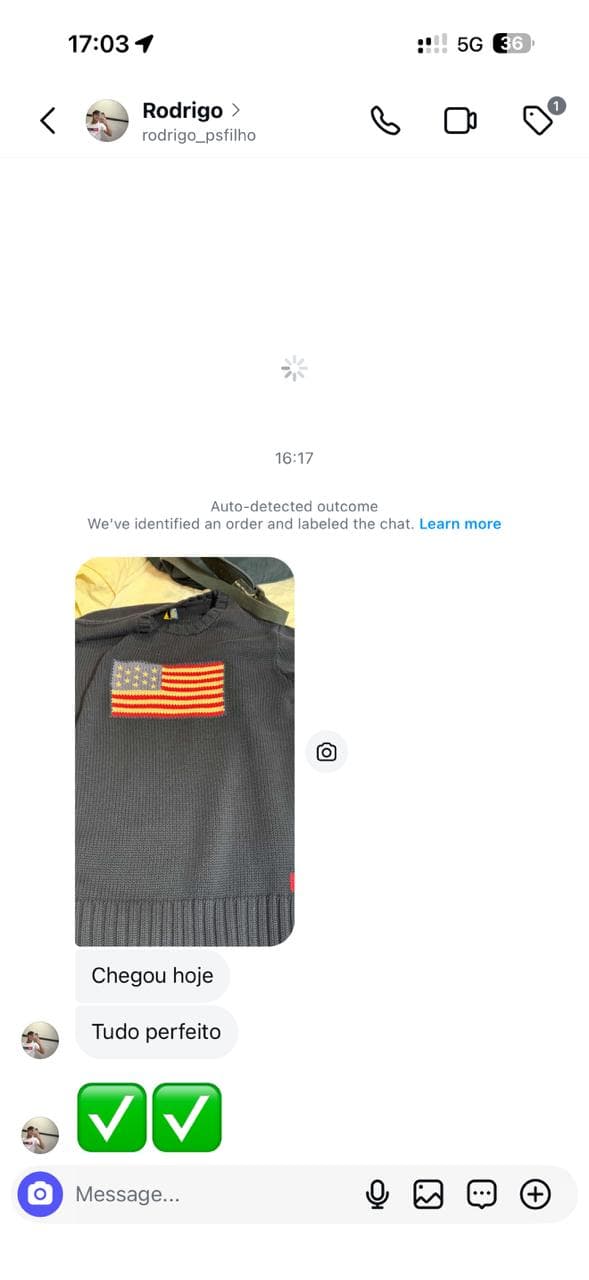 Feedback de Rodrigo